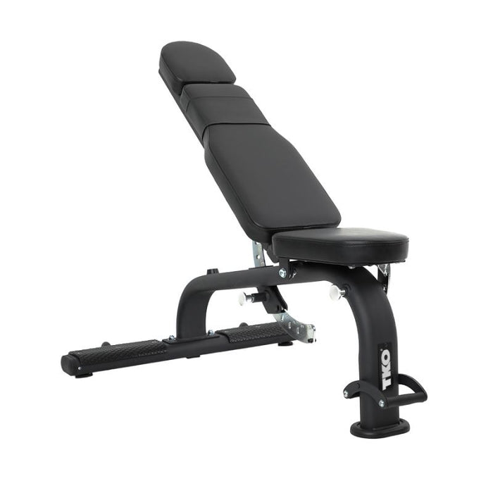 TKO Strength 824FID-BK FID Bench Adjustable front side view