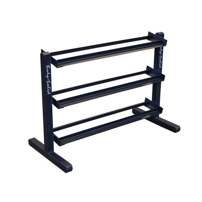 Body-Solid GDR363B 3-Tier Dumbbell Rack with Black Frame