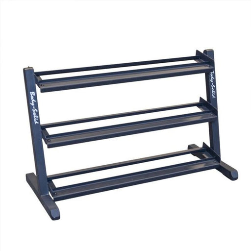 Body-Solid GDR48 3 Tier Dumbbell Rack - Black Frame