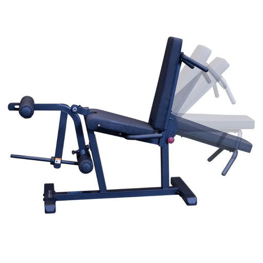 Body-Solid GLCE365B Leg Extension Supine Curl - Black Frame - Back Pad Adjustments