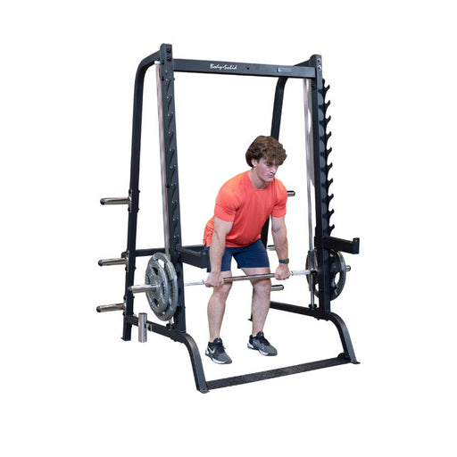 Body-Solid Series 7 Smith Machine GS348B Black Frame Deadlift
