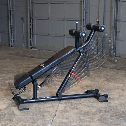 Body-Solid SAB500B Pro Clubline Commercial Ab Bench Adjustments