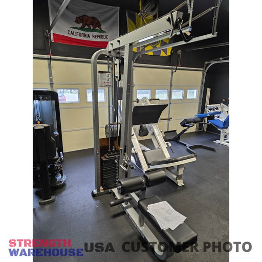 Body-Solid SLM300G Lat Pulldown Mid Row Machine in Garage Gym