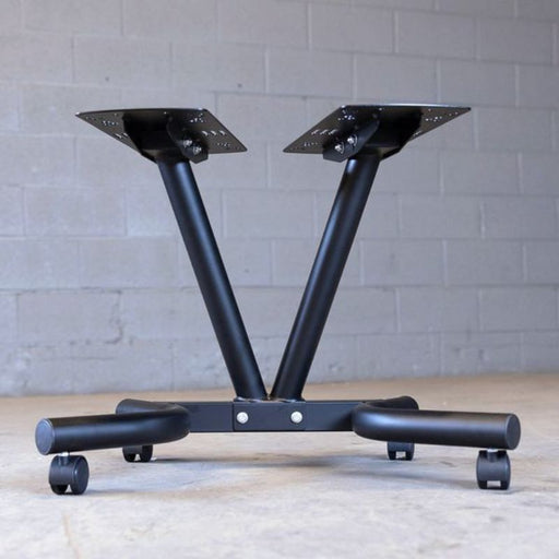 Body-Solid Tools ADST Adjustable Dumbbell Stand Front View