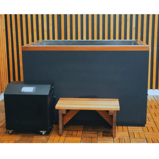 Dynamic Cuboid Cold Plunge with Chiller and Step