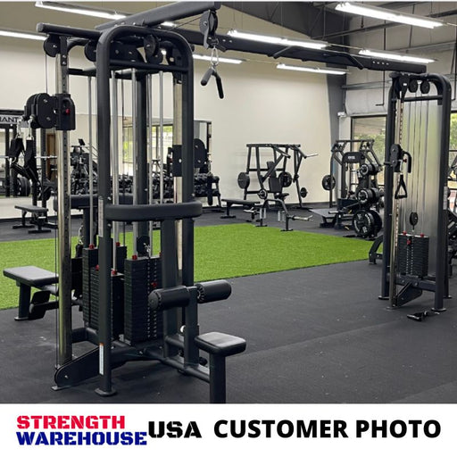 Muscle D Megatron Standard 5-Stack Jungle Gym at Customer Gym: True Strength 24/7