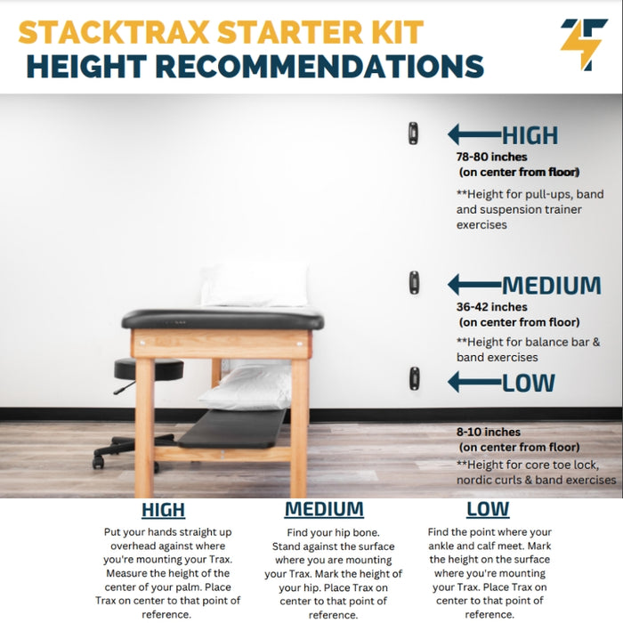 STACKTRAX Mounting Height Recommendations