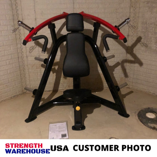 Steelflex PLIP Incline Press Front View - Strength Warehouse Customer Photo