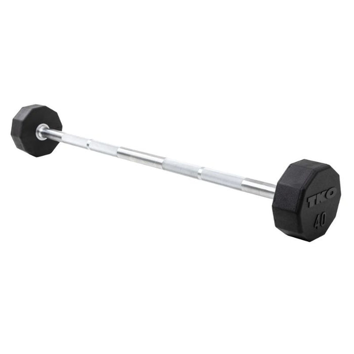 TKO Strength Urethane Fixed Straight Bar Set, 20-110lbs