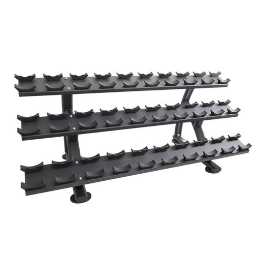 TKO Strength 7052B-BK 15 Pair Signature Dumbbell Rack