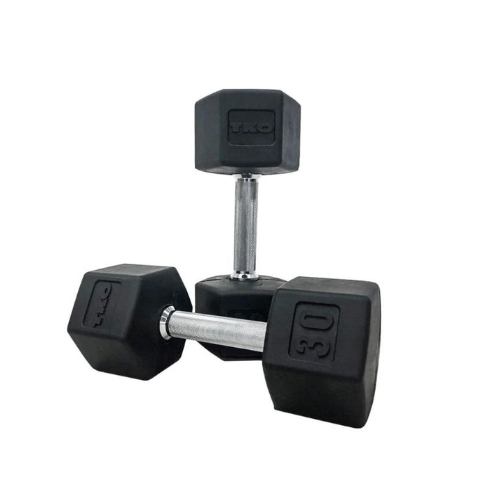 TKO Strength Rubber Hex Dumbbell Sets