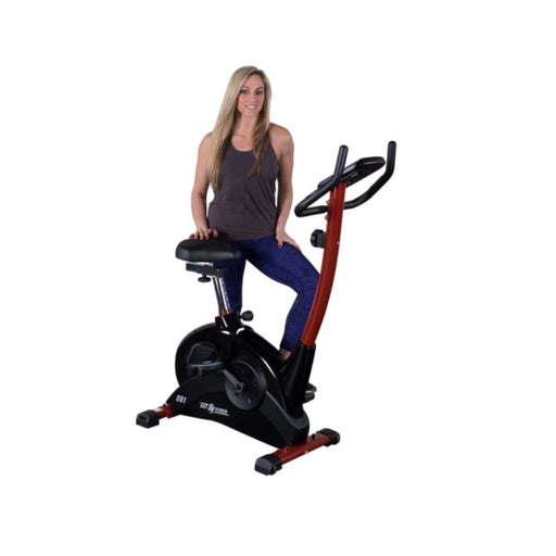 Best Fitness BFUB1 Upright Bike 3D View Pose