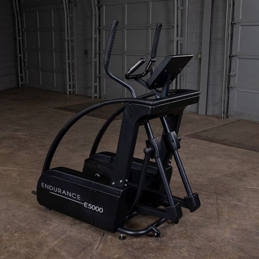 Body-Solid Endurance E5000 Center Drive Elliptical Top Front Side View