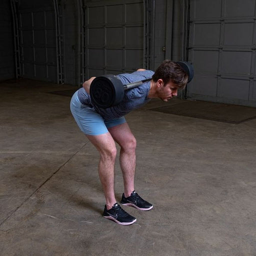 Body-Solid Fixed Barbell Sets Behind neck