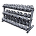 Body-Solid GDRT6 Optional Dumbbell Shelf 3D View With SDXS