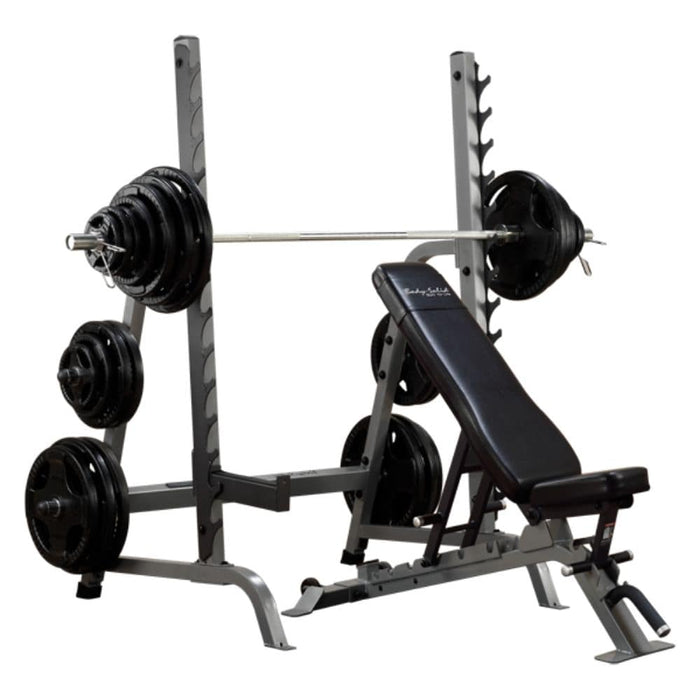 Body-Solid ProClub SDIB370 Bench Rack Combo 3D View