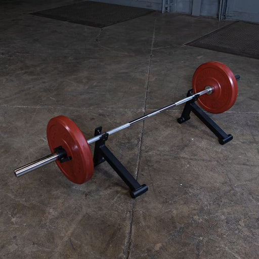 Body-Solid Tools BSTOBJ Olympic Bar Jacks Top View