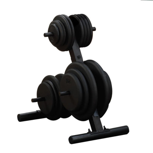 Body-Solid Tools SWT14 Standard Plate Tree 3D View With Weights