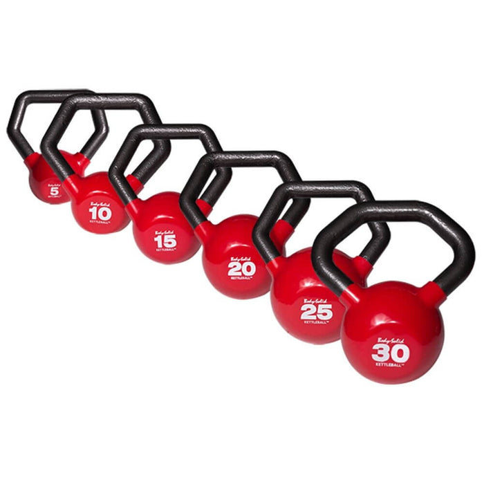 Body-Solid KBLS Vinyl Dipped Kettlebell Sets 5-30lb Set