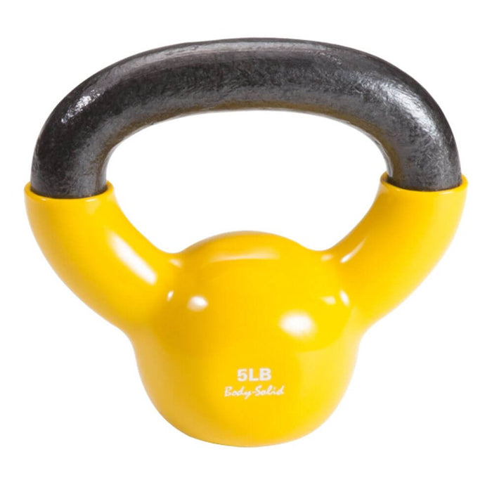 Body-Solid KBV Vinyl Coated Kettlebells 5 lbs