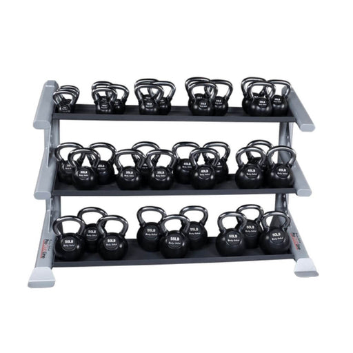 Body-Solid ProClub SDKR1000KB 3 Tier Kettlebell Rack With KBC Kettlebell