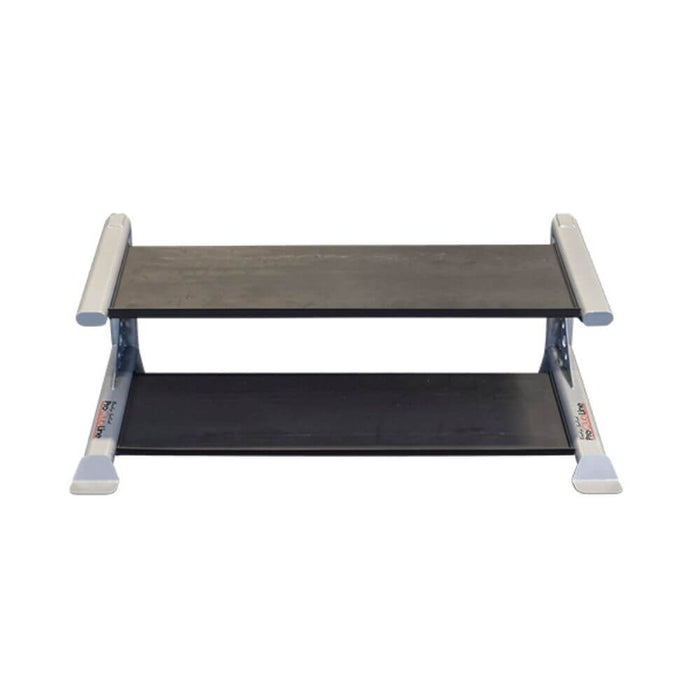 Body-Solid ProClub SDKR500DB 2 Tier Dumbbell Rack Top Front View