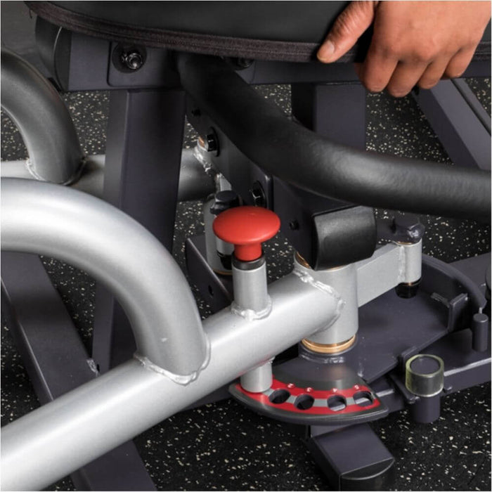 Body-Solid Pro Select GIOT-STK Inner_Outer Thigh Machine Close Up View