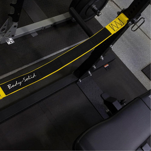 Body-Solid SPRSS Power Rack Strap Safeties Top Side View
