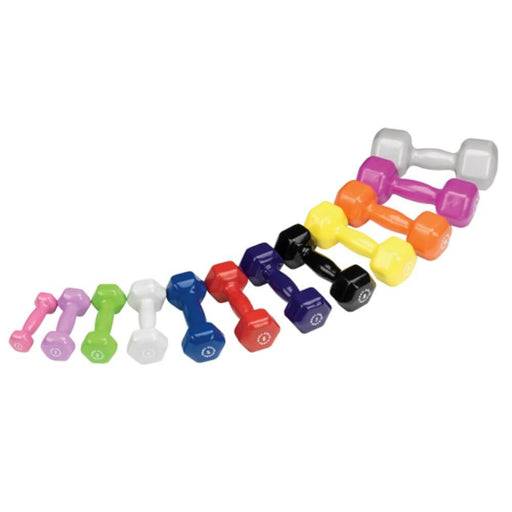 Body-Solid Tools BSTVDS Vinyl Dumbbell Sets 1-15 lbs