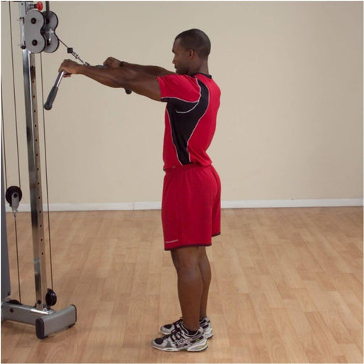 Body-Solid Tools MB148RG Pro-Grip Lat Bar Tricep Extension Straight Arm