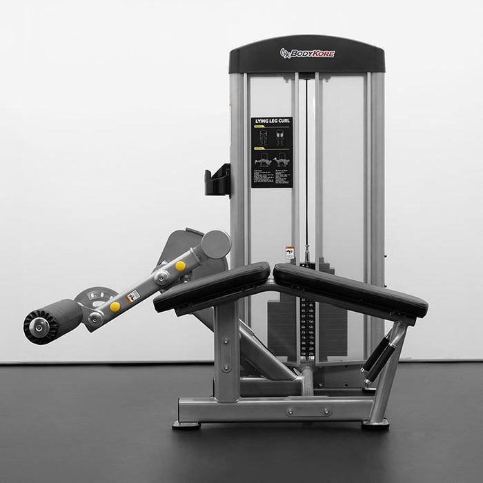 BodyKore GR608 Isolation Series Selectorized Prone Leg Curl Frame