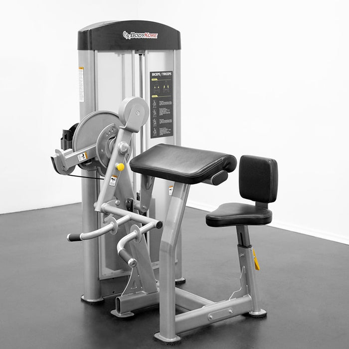 BodyKore GR634 Isolation Series Selectorized Biceps CurlTriceps Extension Side View