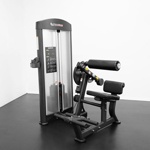 BodyKore GR637 Isolation Series Selectorized AbdominalBack Extension Front Side View