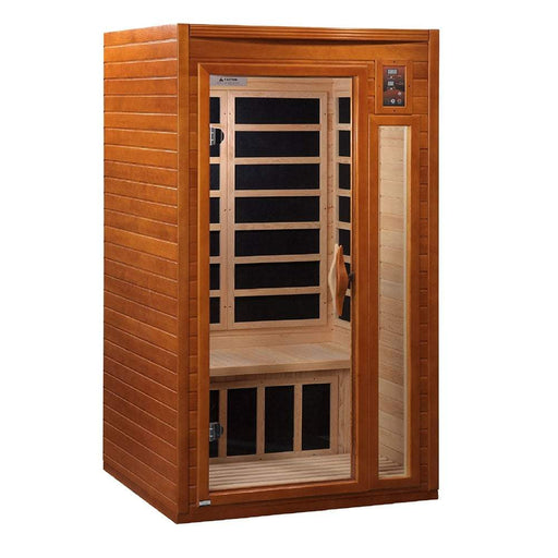 Dynamic Saunas DYN-6106-01 Barcelona Edition 1-2 Person Low EMF Far Infrared Sauna Front View