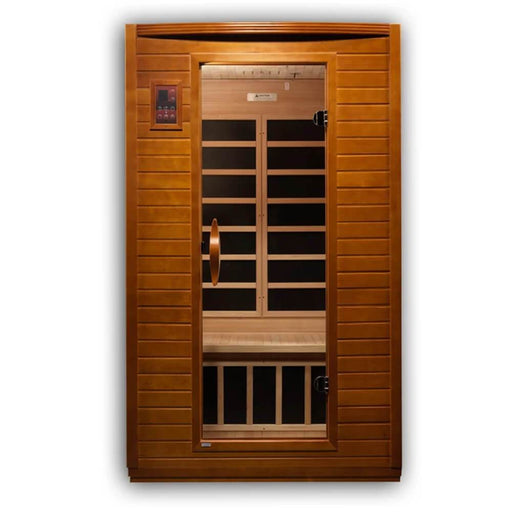 Dynamic Saunas DYN-6202-03 Versailles Dynamic Low EMF Far Infrared Sauna Front View Closed