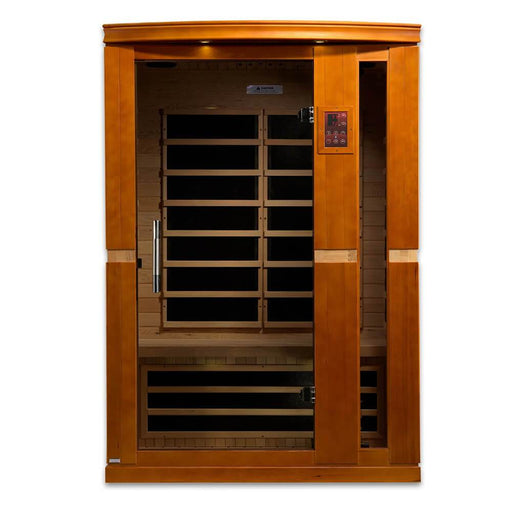 Dynamic Saunas DYN-6220-01 Vittoria Dynamic Low EMF Far Infrared Sauna Front View Closed