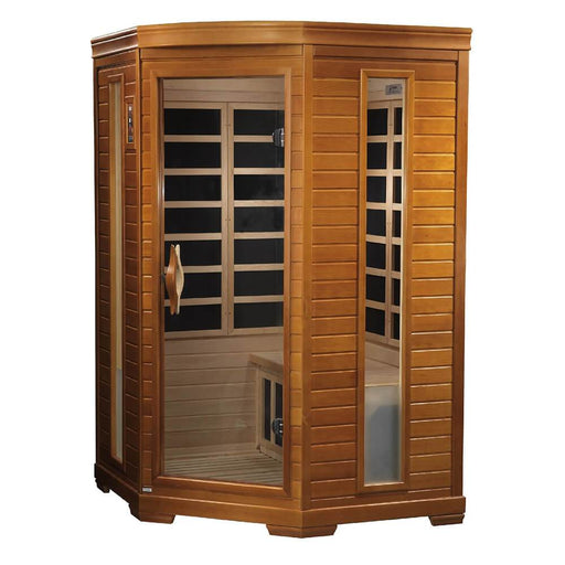 Dynamic Saunas DYN-6225-02 Heming Dynamic Low EMF Far Infrared Sauna Facing Left
