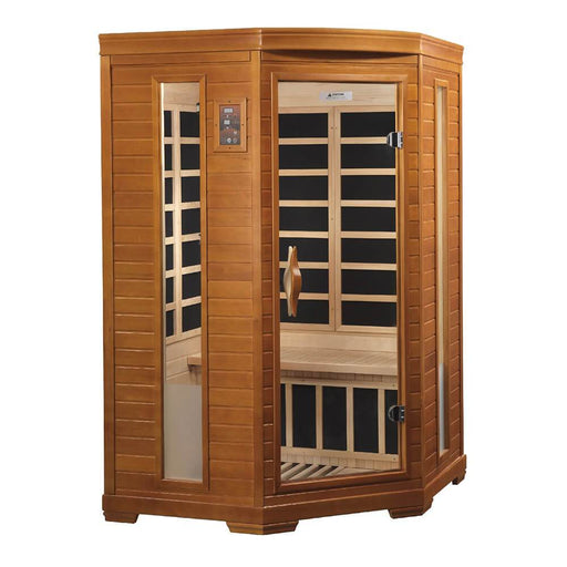 Dynamic Saunas DYN-6225-02 Heming Dynamic Low EMF Far Infrared Sauna Facing Right