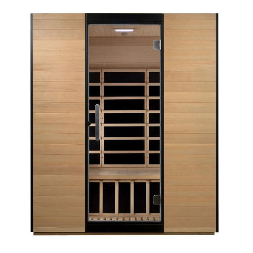 Dynamic Saunas DYN-6326-01 Valencia 3 Person Ultra Low EMF FAR Infrared Sauna Front View
