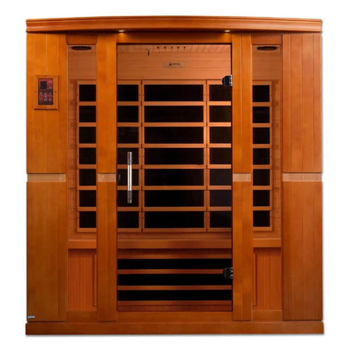 Dynamic Saunas DYN-6440-01 Bergamo Dynamic Low EMF Far Infrared Sauna Front View Closed
