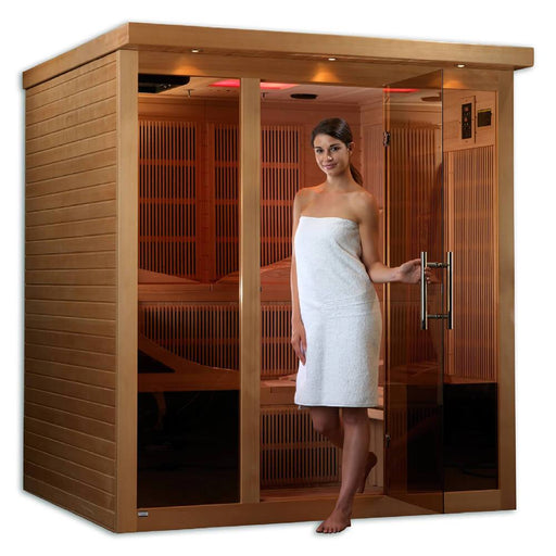 Golden Designs Monaco Near Zero EMF Far Infrared Sauna GDI-6996-01 3D View