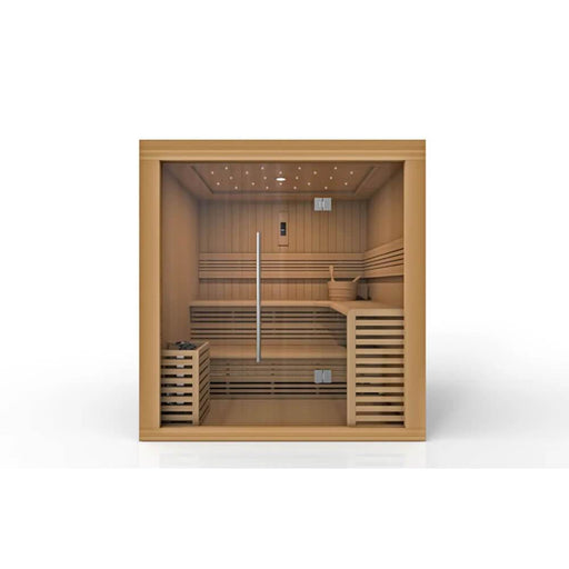 Golden Designs Osla Steam Sauna GDI-7689-01 Front View With Lamp