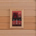 Golden Designs Studio Series Low EMF Far Infrared Sauna GDI-6109-01 Control Panel