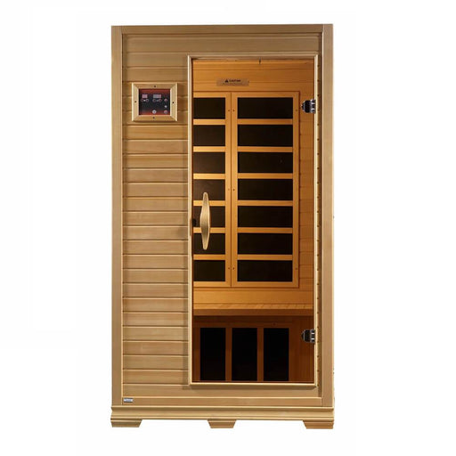 Golden Designs Studio Series Low EMF Far Infrared Sauna GDI-6109-01 Front View Open