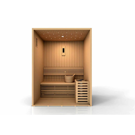 Golden Designs Sundsvall Steam Sauna GDI-7289-01 Front View Opened