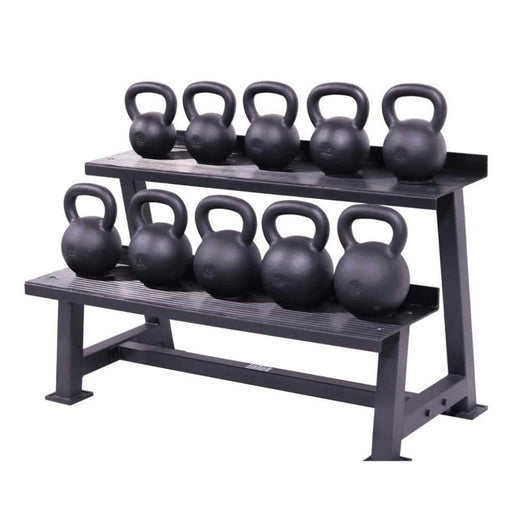 Intek Strength Cast Iron Kettle Bell 5-50lbs Set Family