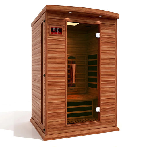 Maxxus MX-M206-01-FS CED 2 Person Full Spectrum Infrared Sauna Facing Right