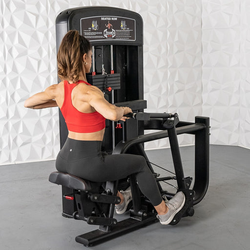 Muscle D Fitness MDE-05 Elite Line Seated Row Horizontal Finish