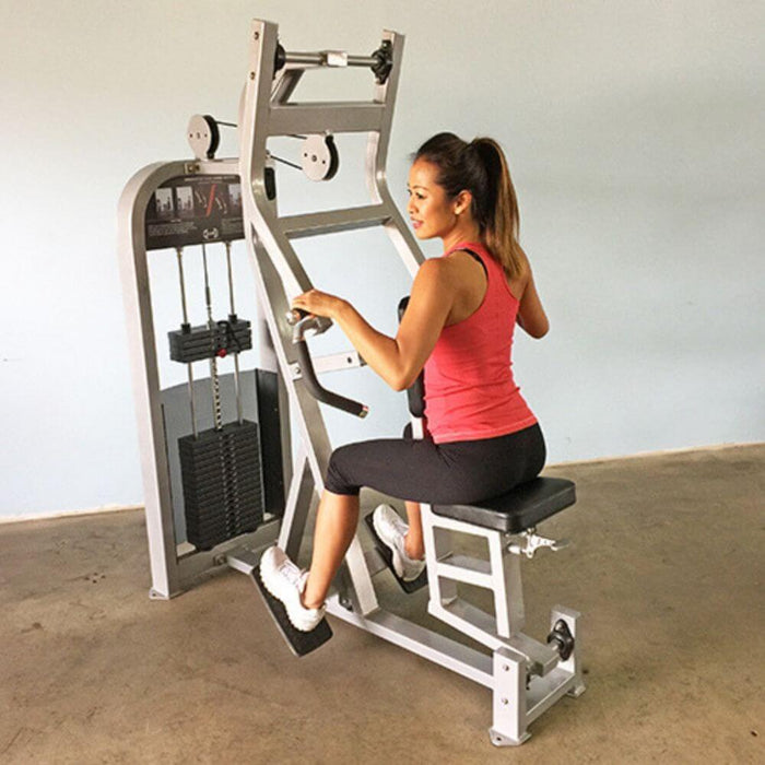 Muscle D Fitness MDC-1023 Classic Line Seated Row Back Side View