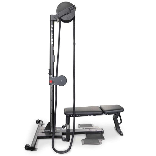 Ropeflex RX2500 ORYX Multi Mode Rope Trainer With Flat Bench 3D View